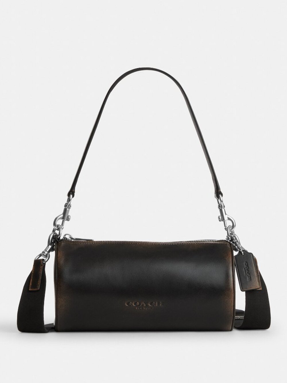 Coach Men's Andre Barrel Bag 24 In Loved Leather
